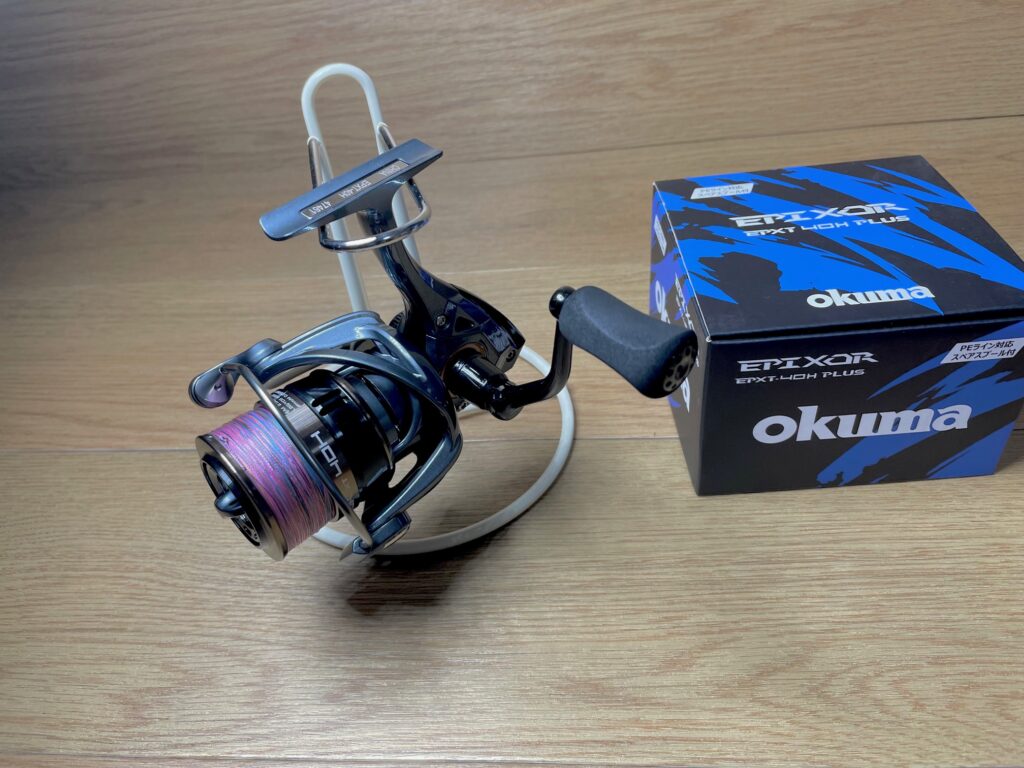 リール　スピニングリール　OKUMA/オクマ　エピクサー XT Plus EPXT‑40H PLUS　買取ました　エコログ佐世保相浦店