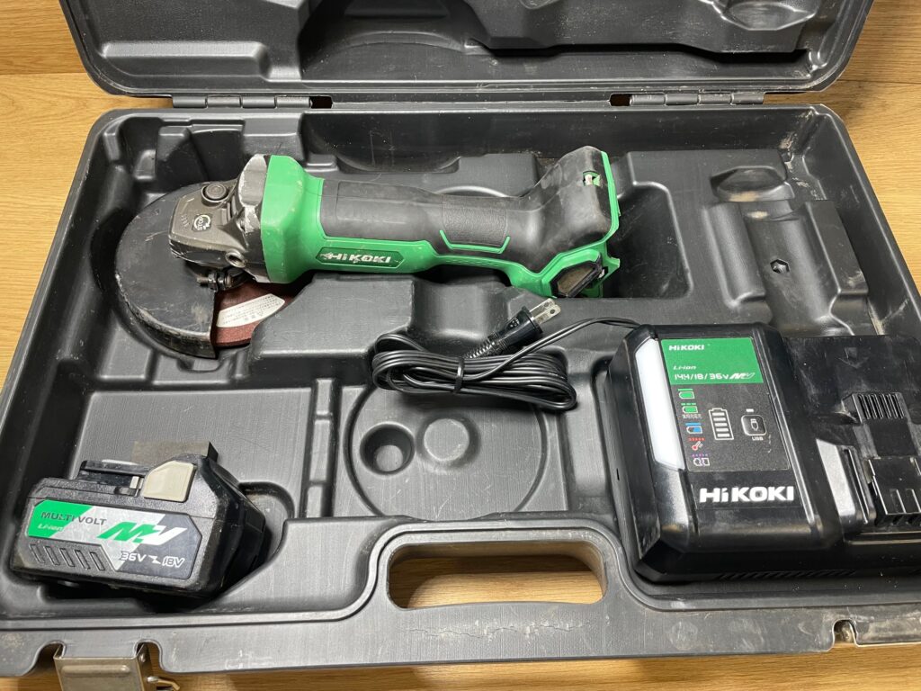 電動工具　充電式ディスクグラインダー　HiKOKI/ハイコーキ　G3613DB XP　買取ました　エコログ佐世保相浦店