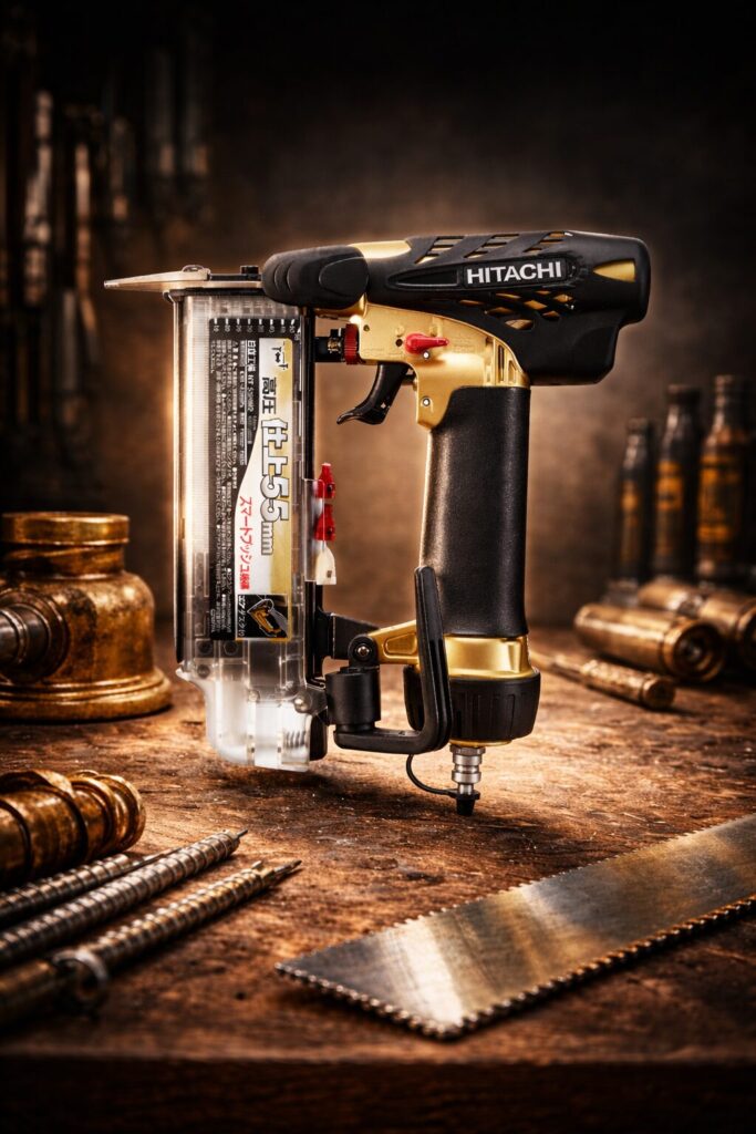 電動工具　高圧仕上釘打機　HiKOKI/ハイコーキ　NT55HM2　買取ました　エコログ諫早多良見店