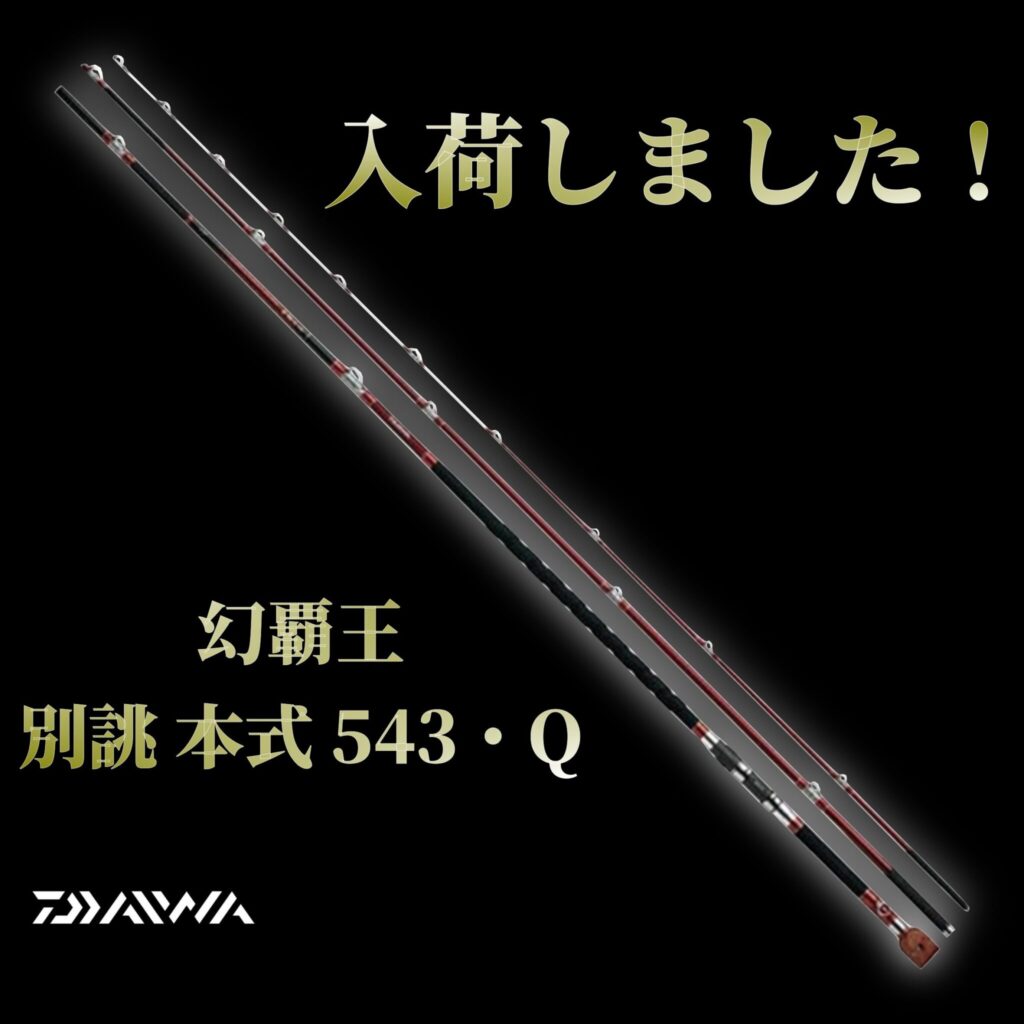釣具　石鯛竿　DAIWA/ダイワ　 幻覇王 別誂 本式 543・Q　買取ました　エコログ諫早多良見店